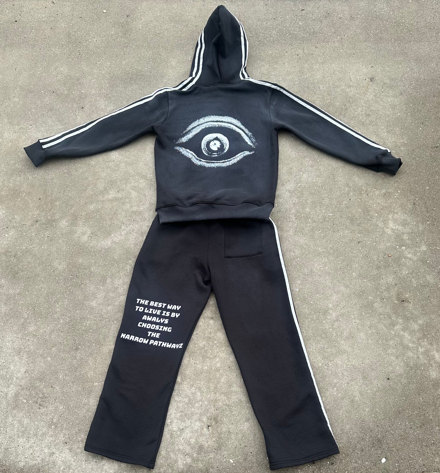 Black Visual Sweatsuit