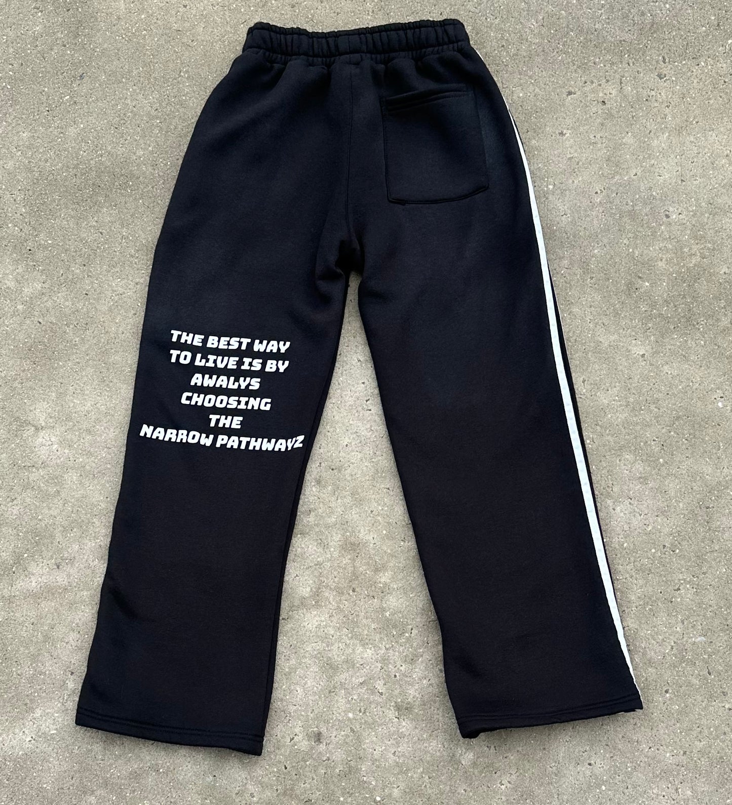 Black Visual Sweatpants