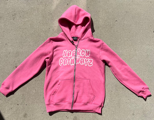 Pink NPZ Zip-Up Jacket