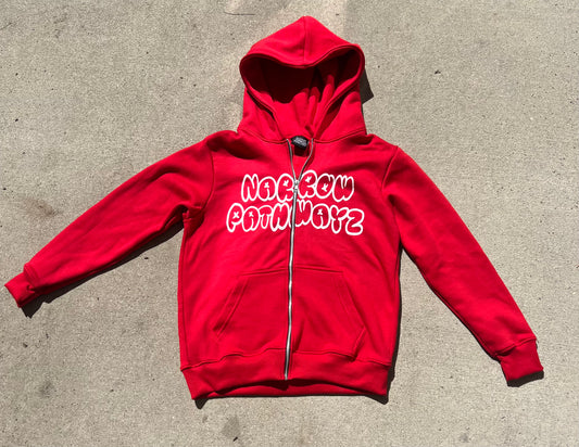 Red NPZ Zip-Up Jacket
