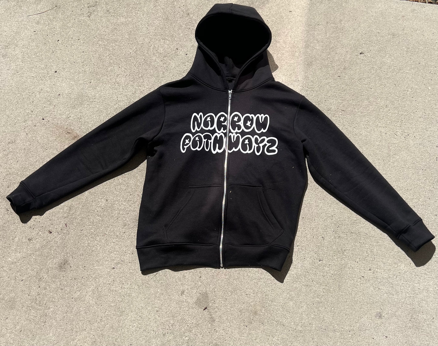 Black NPZ Zip-Up Jacket