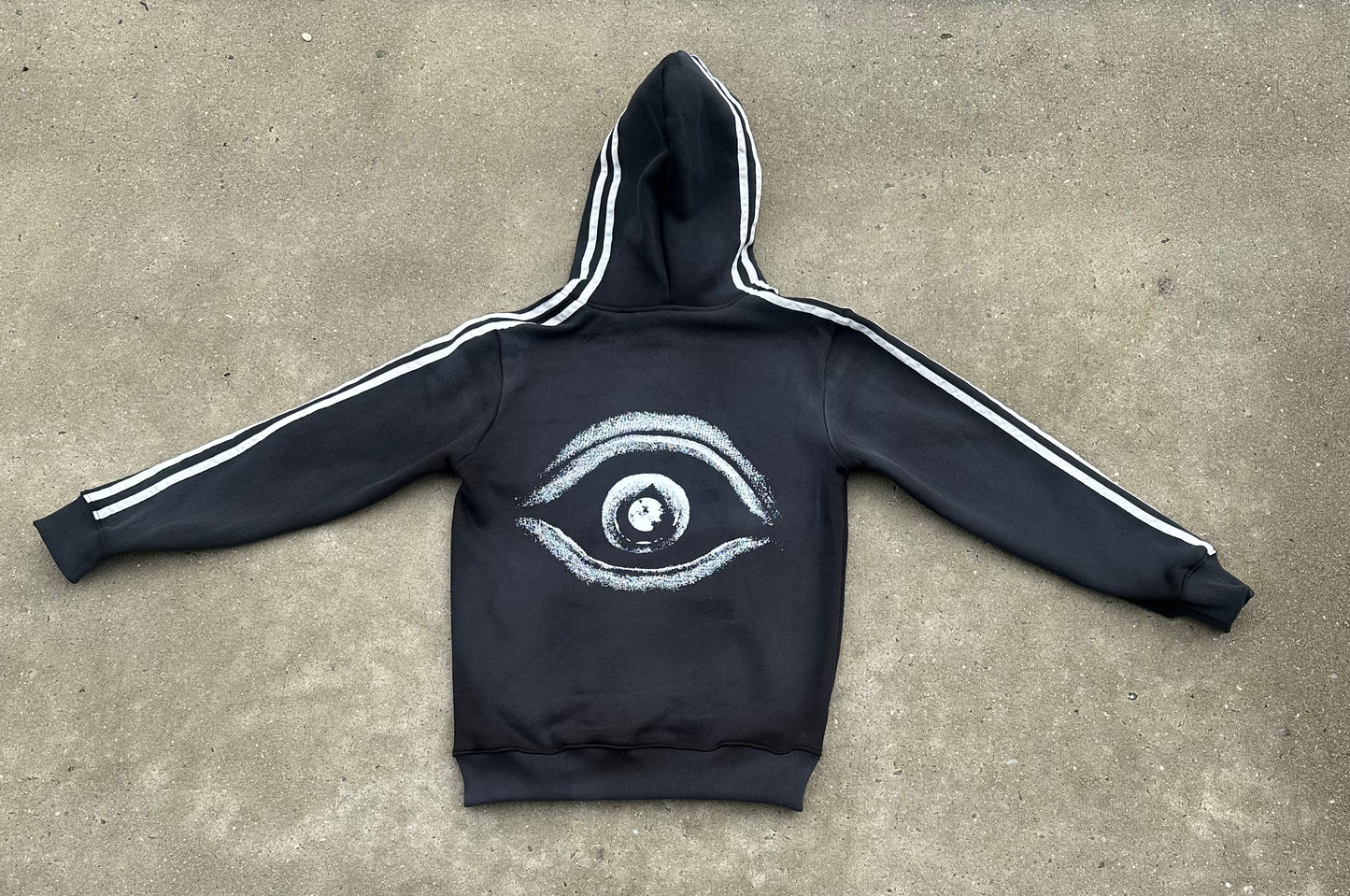 Black Visual Hoodie