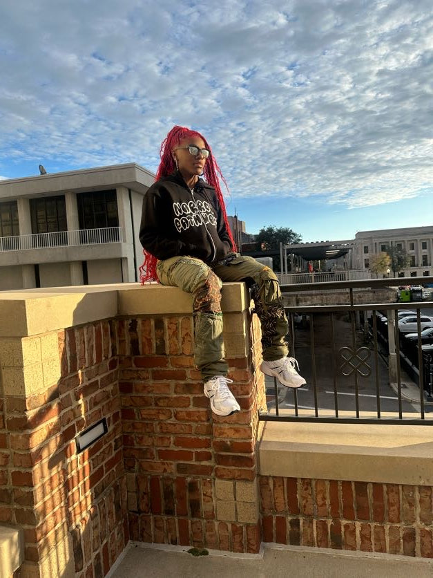 Black NPZ Zip-Up Jacket