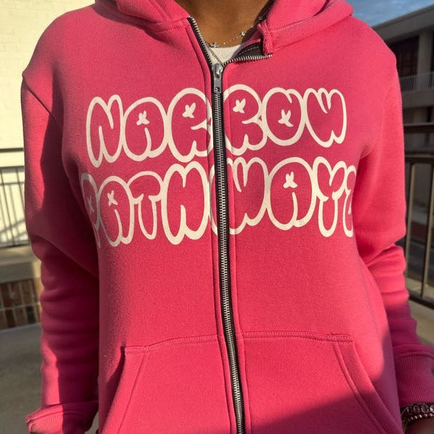 Pink NPZ Zip-Up Jacket