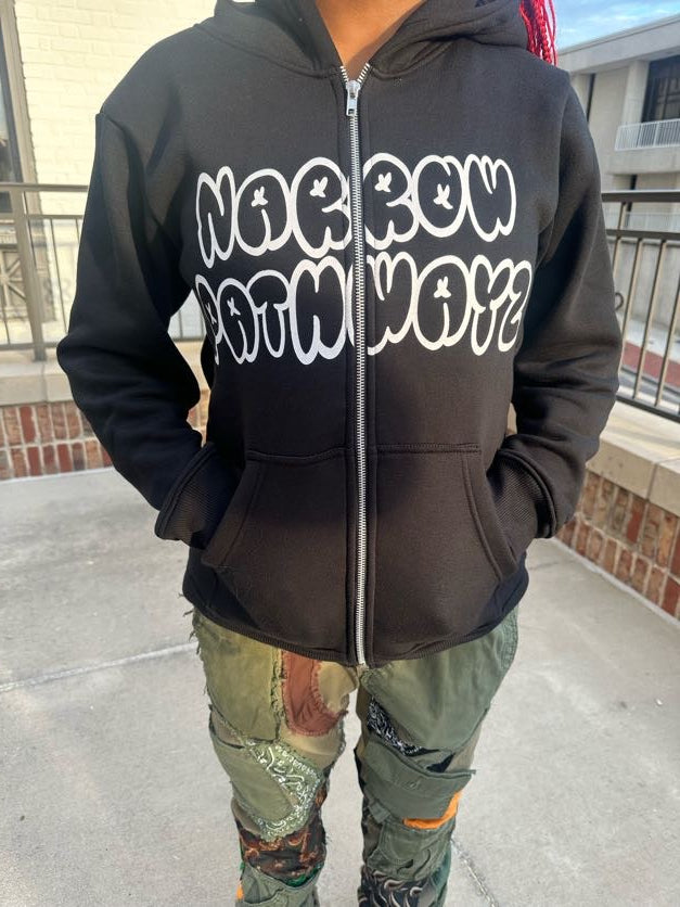 Black NPZ Zip-Up Jacket